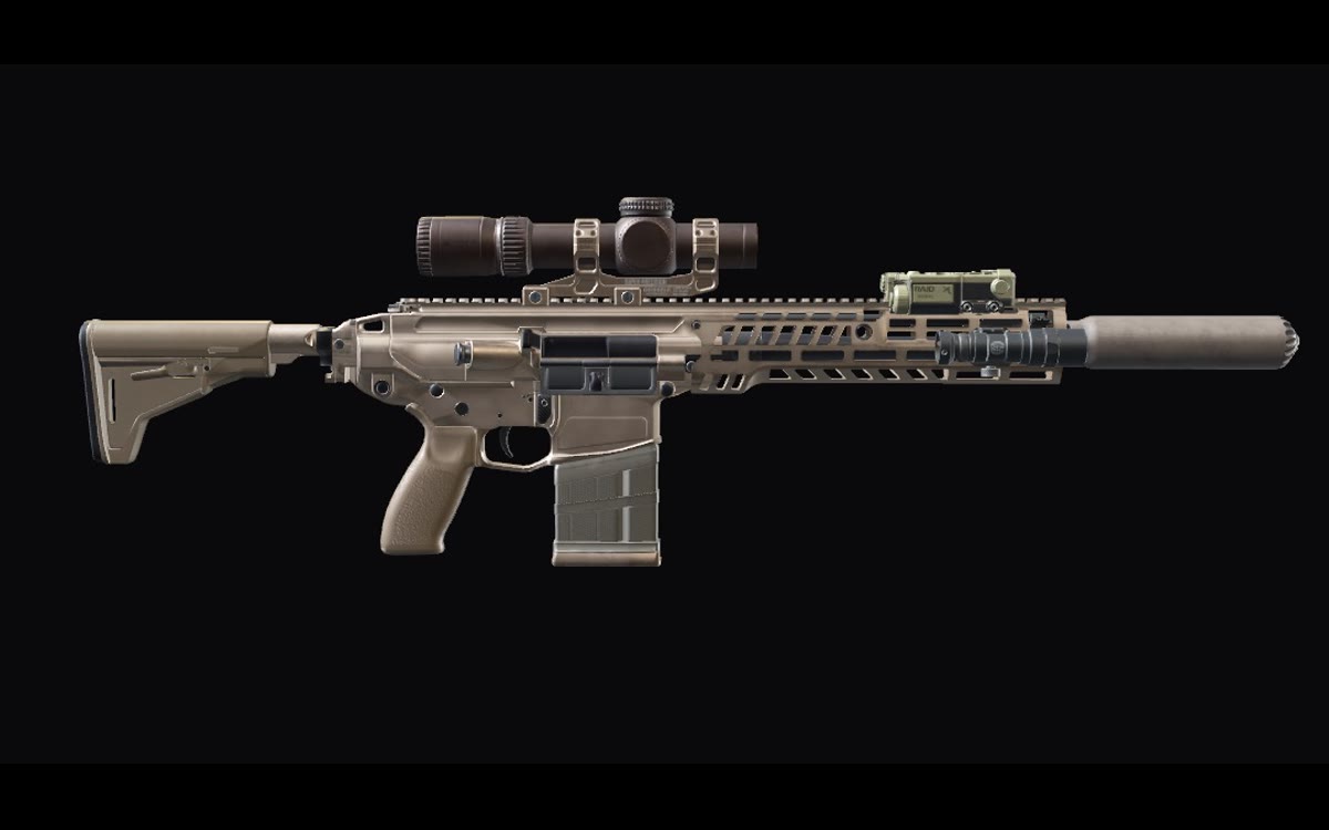SIG MCX-SPEAR configured on the Gear Guy bench